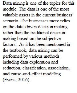 Business Information and System Analytics-Discussion